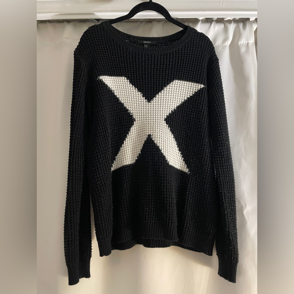 Graphic Knit Sweater